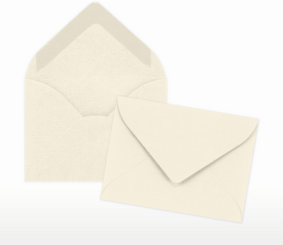 Natural Linen 32lb #17 Mini Envelopes (2 11/16 x 3 11/16)