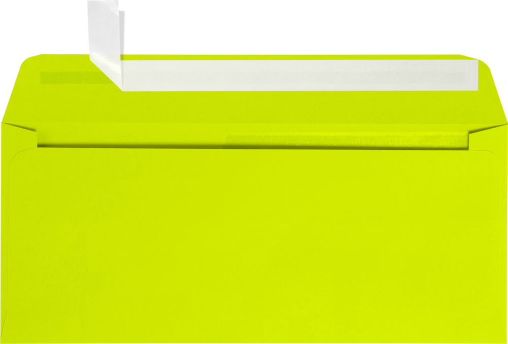 Wasabi Lime Green 32lb #10 All Purpose Window (4 1/8 x 9 1/2) with Peel & Seal