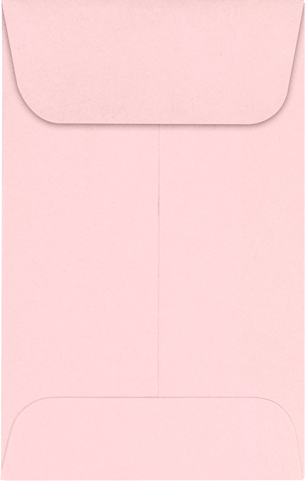 Baby Candy Pink 32lb #1 Coin Envelopes (2 1/4 x 3 1/2)
