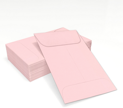 Baby Candy Pink 32lb #1 Coin Envelopes (2 1/4 x 3 1/2)