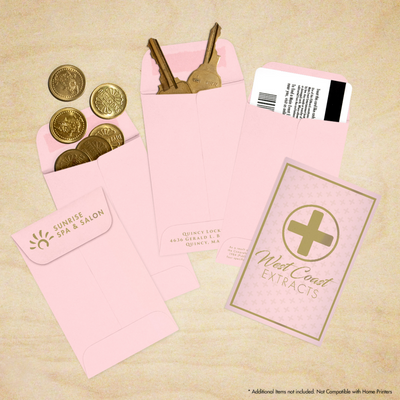 Baby Candy Pink 32lb #1 Coin Envelopes (2 1/4 x 3 1/2)