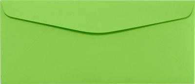 Lime Green 32lb #10 Regular Envelopes (4 1/8 x 9 1/2)