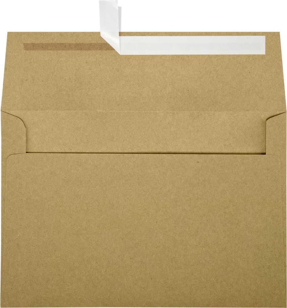 Grocery Bag 28lb A10 Invitation Envelopes (6 x 9 1/2) with Peel & Seal