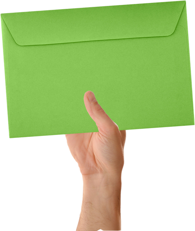 Lime Green 32lb 6 x 9 Booklet Envelopes