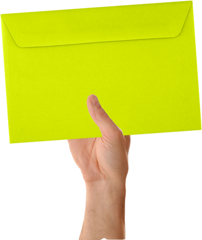 Wasabi Lime Green 32lb 6 x 9 Booklet Envelopes