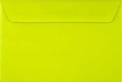 Wasabi Lime Green 32lb 6 x 9 Booklet Envelopes