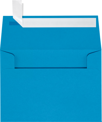 Pool Blue 32lb A1 Invitation Envelopes (3 5/8 x 5 1/8) with Peel & Seal
