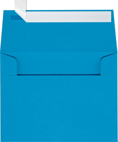 Pool Blue 32lb A2 Invitation Envelopes (4 3/8 x 5 3/4) with Peel & Seal