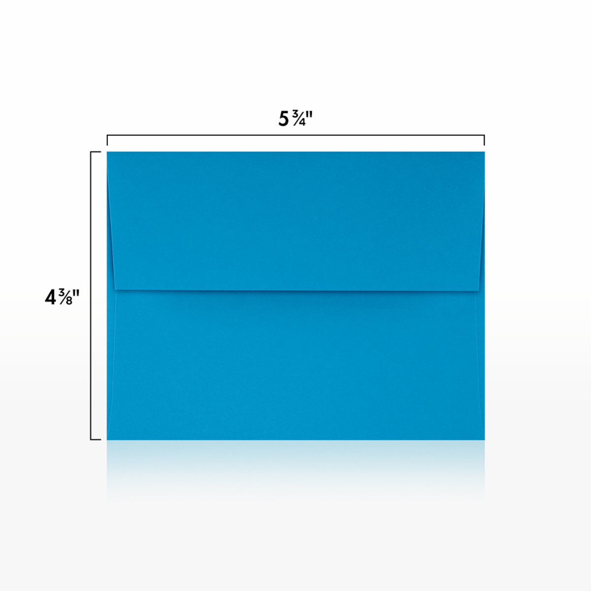 Pool Blue 32lb A2 Invitation Envelopes (4 3/8 x 5 3/4) with Peel & Seal
