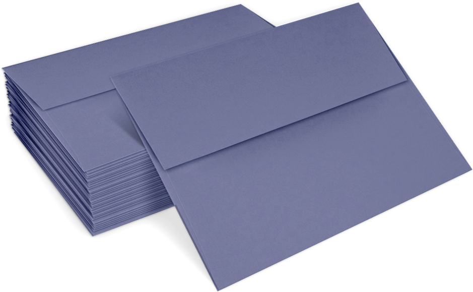 Wisteria Purple 32lb A2 Invitation Envelopes (4 3/8 x 5 3/4) with Peel & Seal