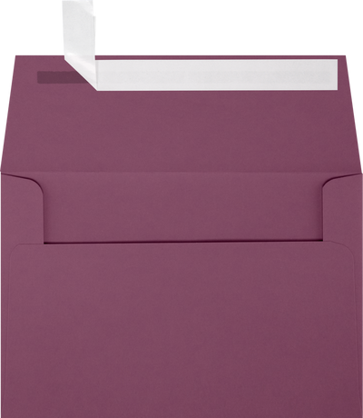 Vintage Plum Purple 32lb A4 Invitation Envelopes (4 1/4 x 6 1/4) with Peel & Seal