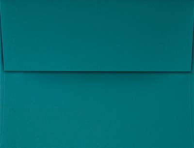 Teal Blue 32lb A4 Invitation Envelopes (4 1/4 x 6 1/4) with Peel & Seal