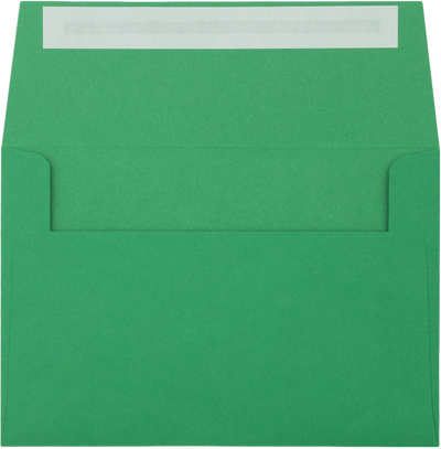 Holiday Green 32lb A4 Invitation Envelopes (4 1/4 x 6 1/4) with Peel & Seal