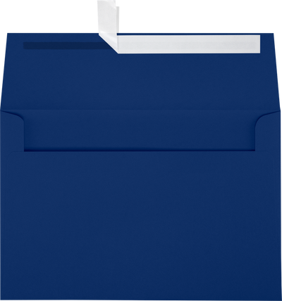 Navy Blue 32lb A8 Invitation Envelopes (5 1/2 x 8 1/8) with Peel & Seal