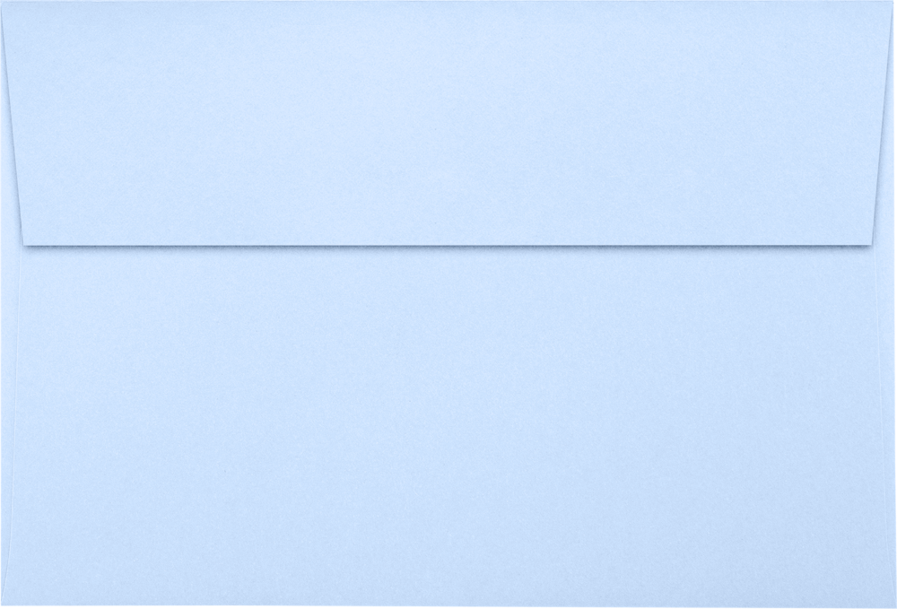 Baby Blue 32lb A8 Invitation Envelopes (5 1/2 x 8 1/8) with Peel & Seal