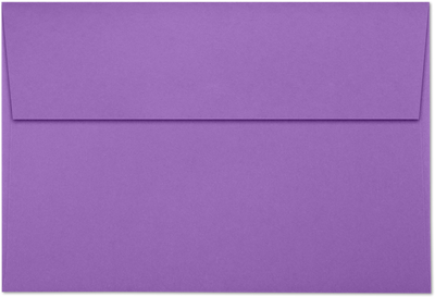 Violet Grape Purple 28lb A8 Invitation Envelopes (5 1/2 x 8 1/8) with Peel & Seal