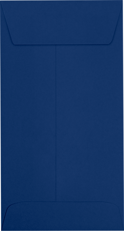 Navy Blue 32lb #7 Coin Envelopes (3 1/2 x 6 1/2) with Peel & Seal
