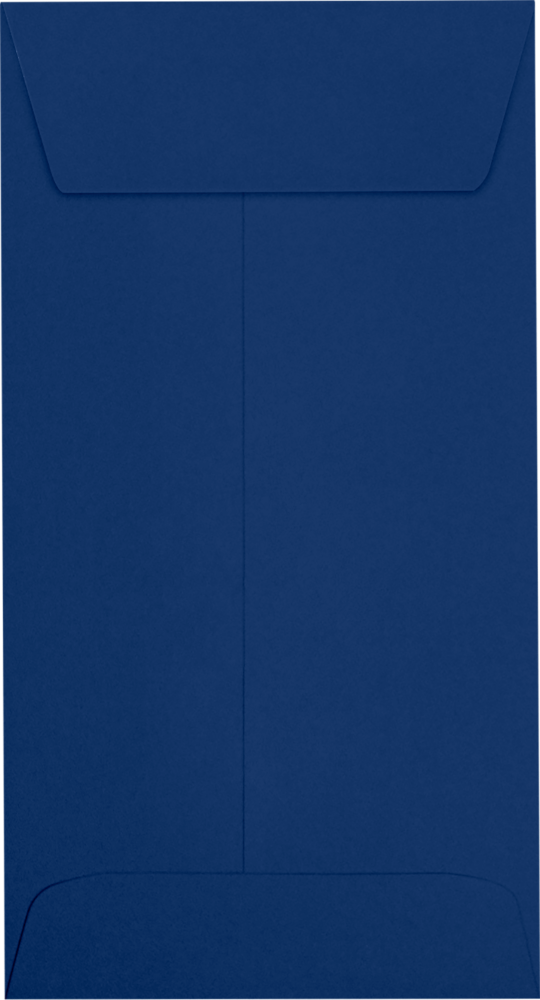 Navy Blue 32lb #7 Coin Envelopes (3 1/2 x 6 1/2) with Peel & Seal