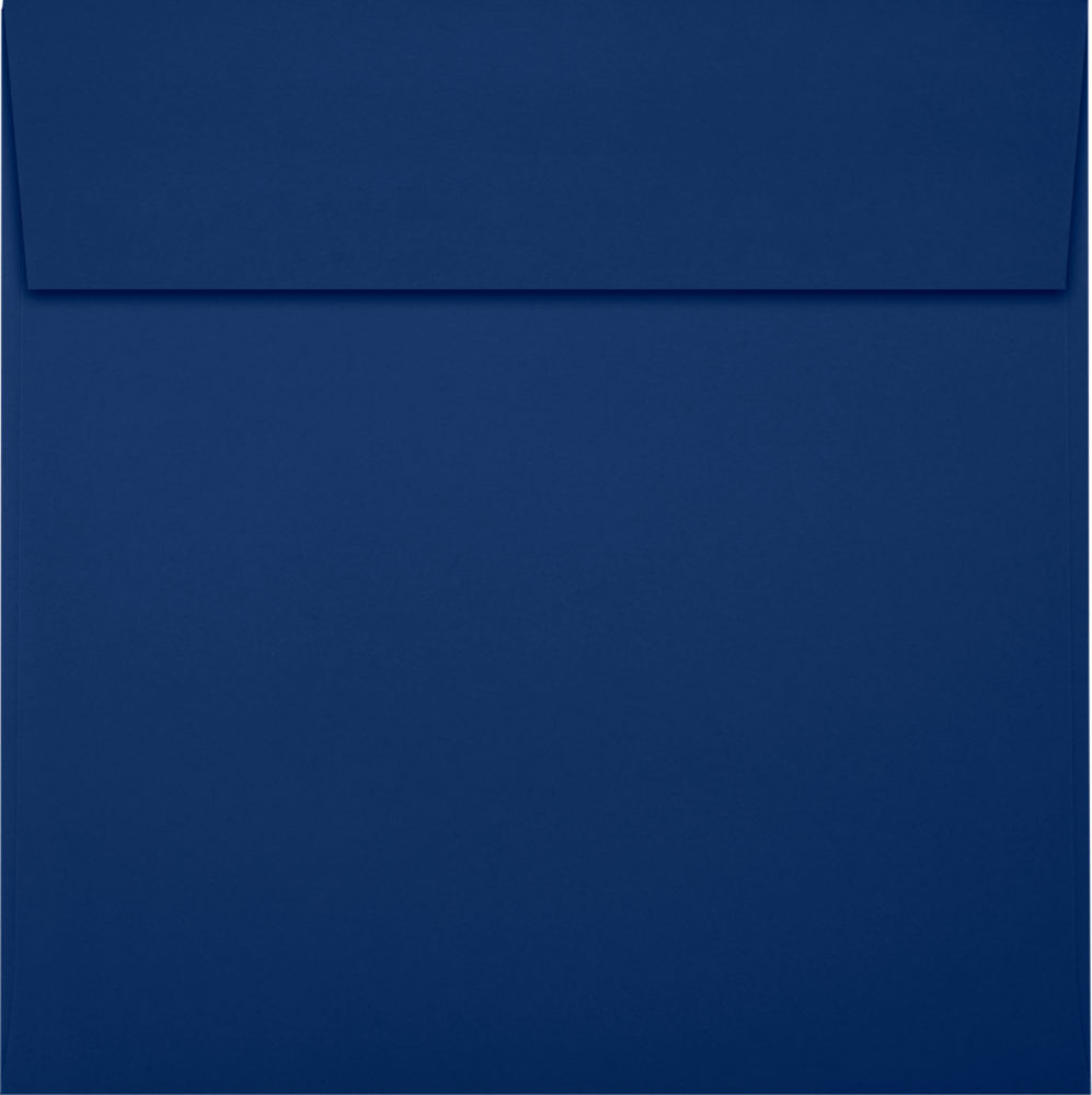 Navy Blue 32lb 6 x 6 Square Envelopes with Peel & Seal