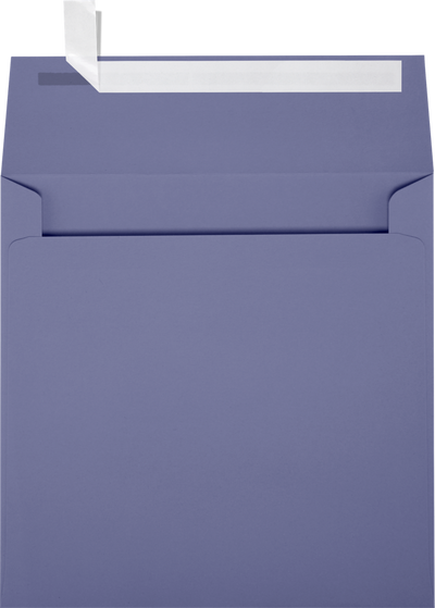 Wisteria Purple 32lb 6 x 6 Square Envelopes with Peel & Seal