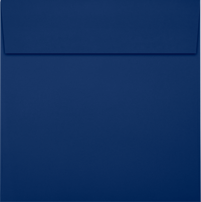 Navy Blue 32lb 6 1/2 x 6 1/2 Square Envelopes with Peel & Seal