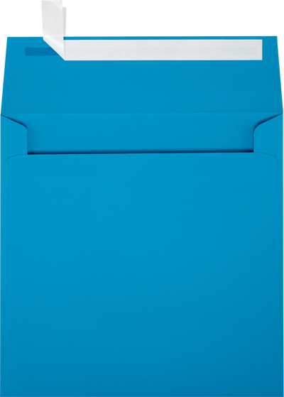 Pool Blue 32lb 7 x 7 Square Envelopes with Peel & Seal
