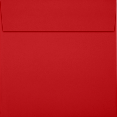 Red 32lb 7 x 7 Square Envelopes with Peel & Seal