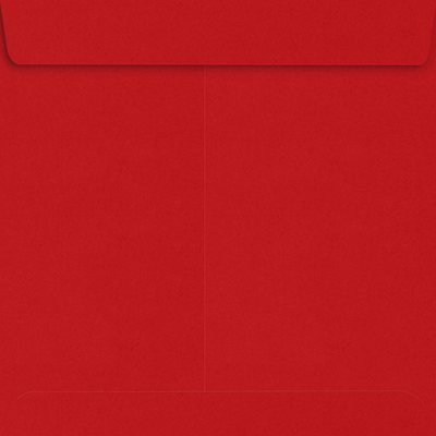 Red 32lb 9 x 9 Square Envelopes with Peel & Seal