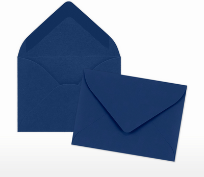 Navy Blue 32lb #17 Mini Envelopes (2 11/16 x 3 11/16)