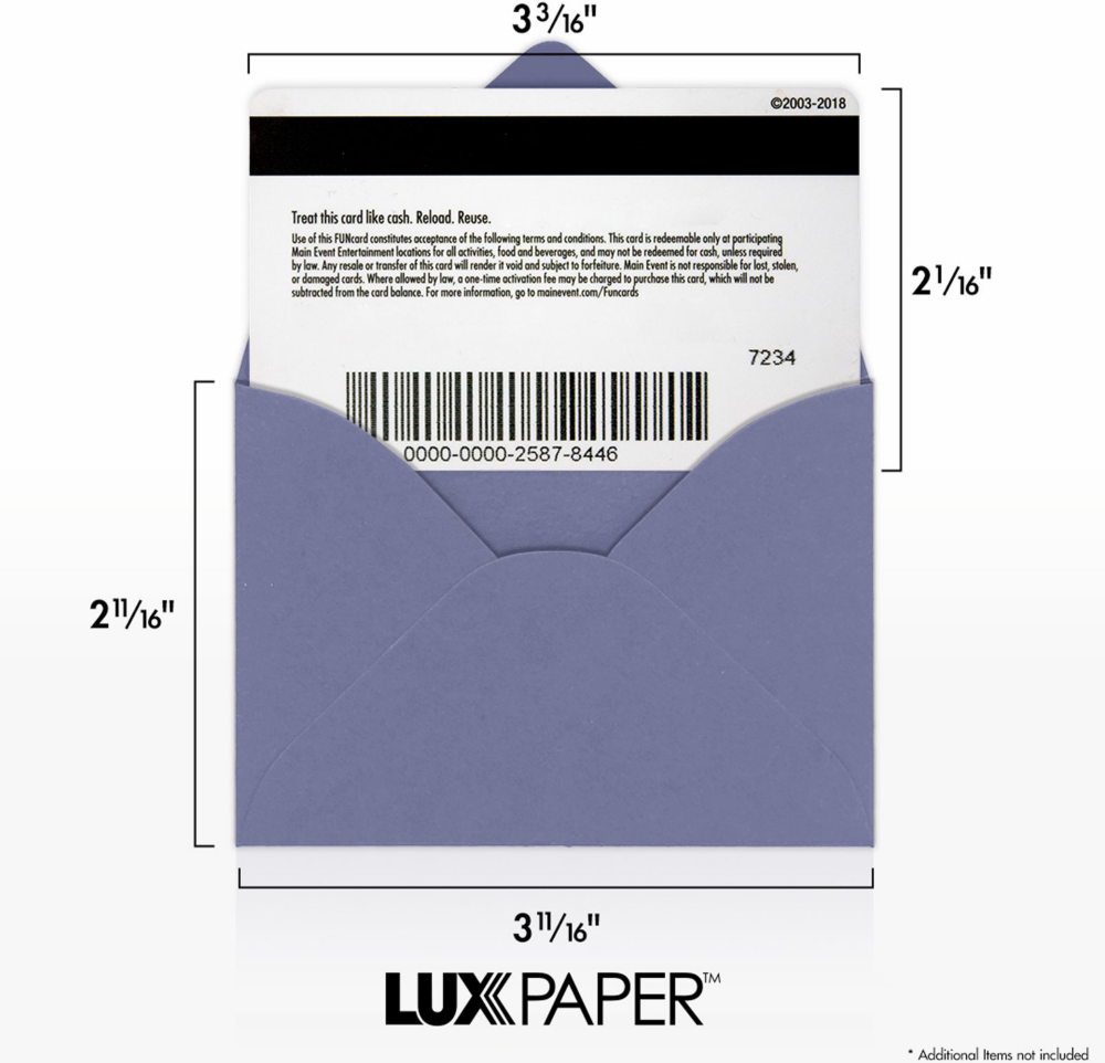 Wisteria Purple 32lb #17 Mini Envelopes (2 11/16 x 3 11/16)
