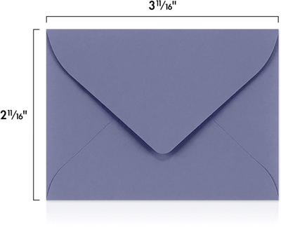 Wisteria Purple 32lb #17 Mini Envelopes (2 11/16 x 3 11/16)