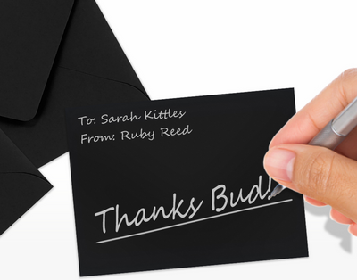 Smooth Midnight Black 32lb #17 Mini Envelopes (2 11/16 x 3 11/16)