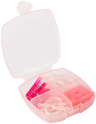 Pink Small Office Clip Box - 16 Pack