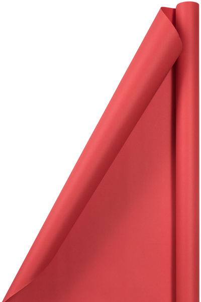 Red Matte Wrapping Paper Set (100 Sq Ft) - 4 Rolls