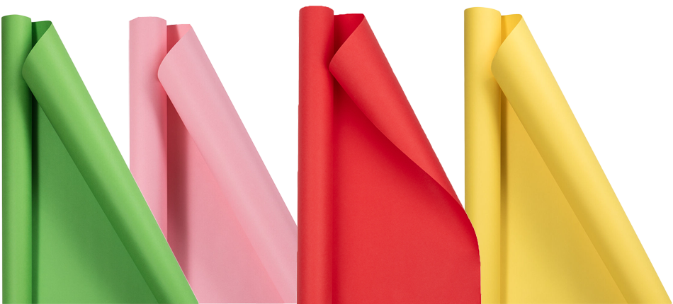 Wrapping Paper Set (100 Sq Ft Total) - 4 Rolls - Assorted Summer
