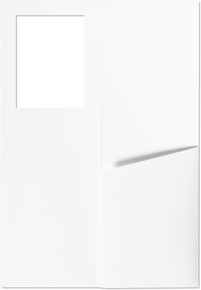 White Gloss Happy Holidays 6 1/2 x 2 1/4 Photo Booth Photo Holder