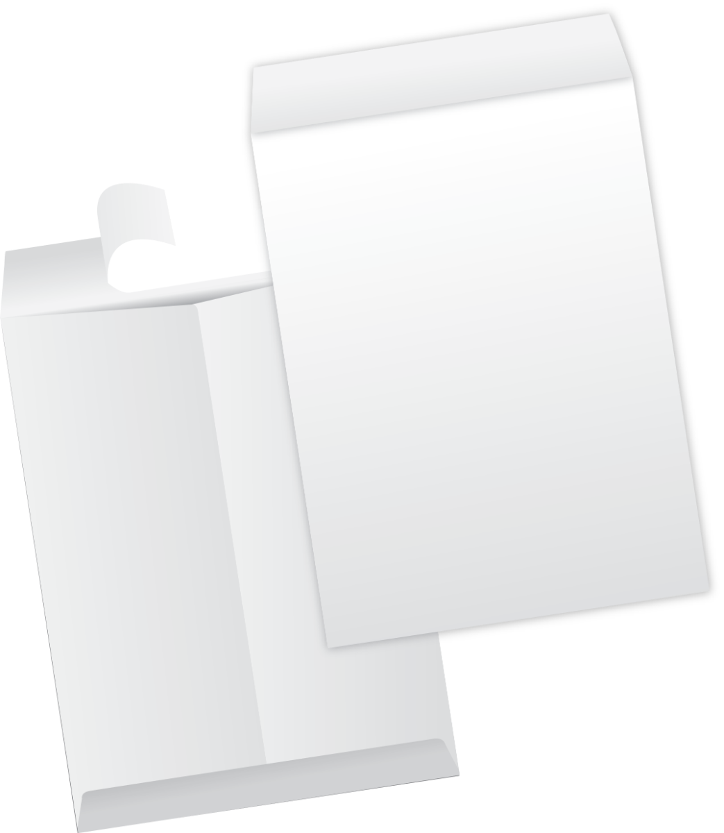 7 x 10 Open End Envelopes with Peel and Seal - White Tyvek® 14lb