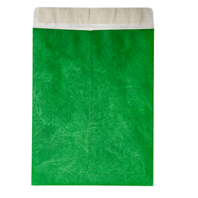 9 x 12 Open End Envelopes with Peel and Seal - Green Tyvek® 14lb