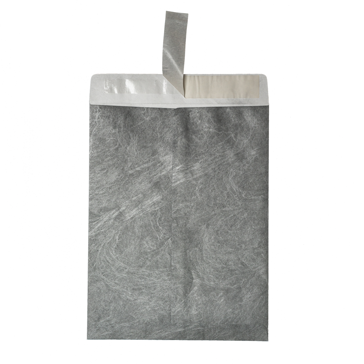 12 x 15 1/2 Open End Envelopes with Peel and Seal - Silver Tyvek® 14lb