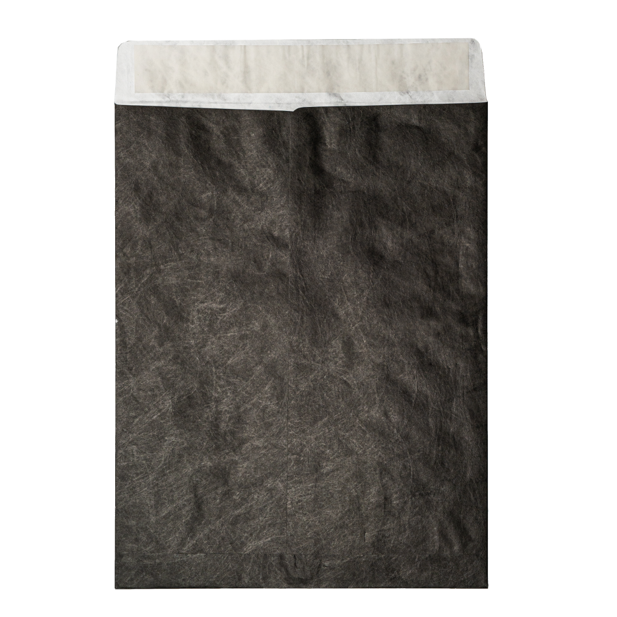 12 x 15 1/2 Open End Envelopes with Peel and Seal - Black Tyvek® 14lb