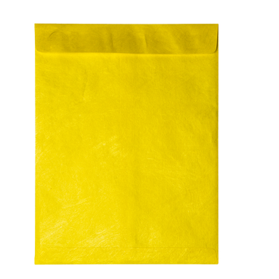 12 x 15 1/2 Open End Envelopes with Peel and Seal - Yellow Tyvek® 14lb