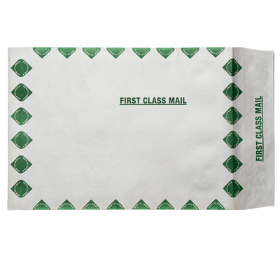 10 x 13 x 2 First Class Expansion Envelopes with Peel and Seal - White Tyvek® 18lb