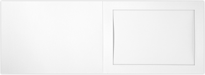 5 x 7 Landscape Photo Holder - White Linen