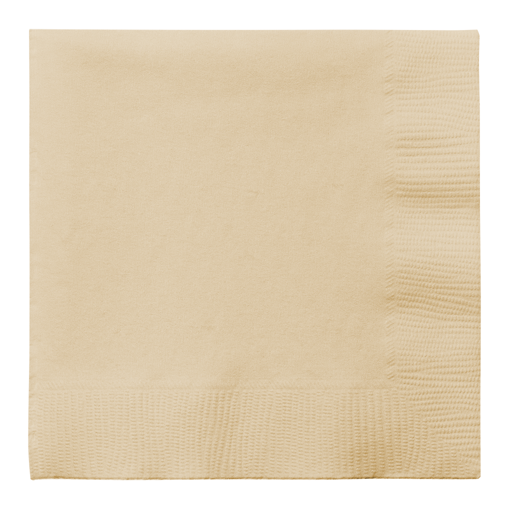 Sand Brown 5 x 5 Beverage Napkins