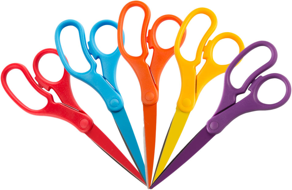 Assorted Precision Scissors -  Pack of 5