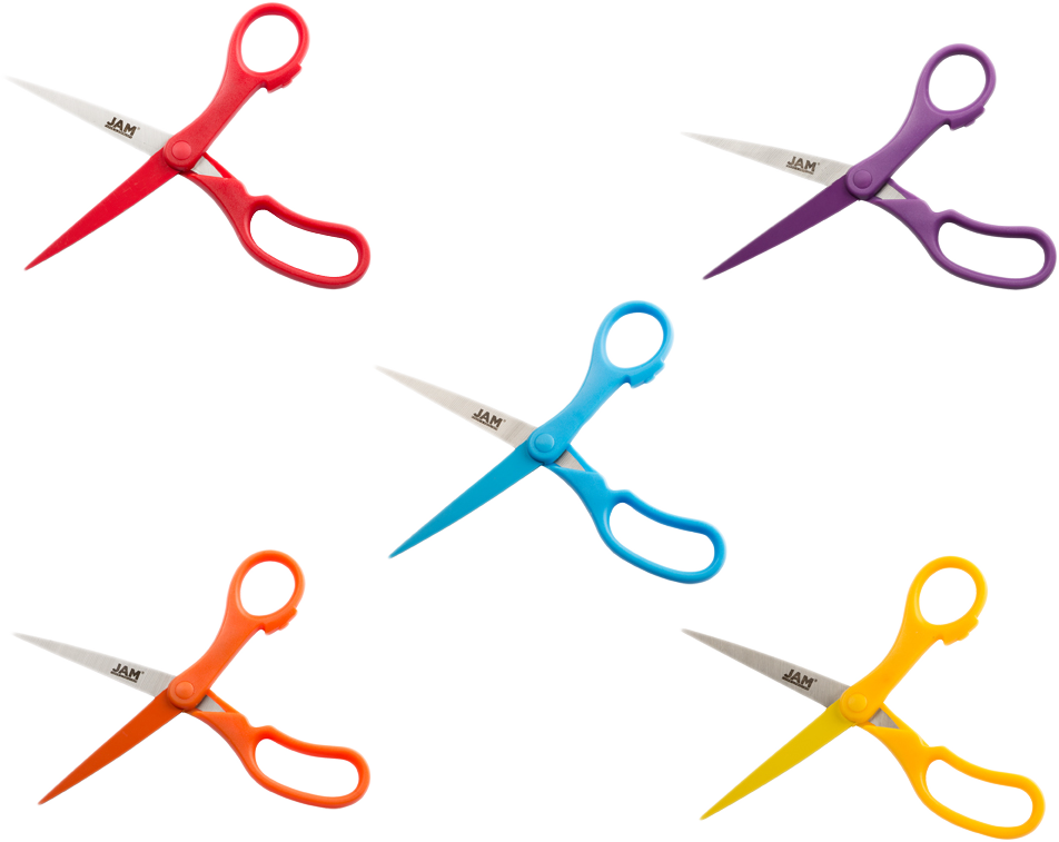 Assorted Precision Scissors -  Pack of 5