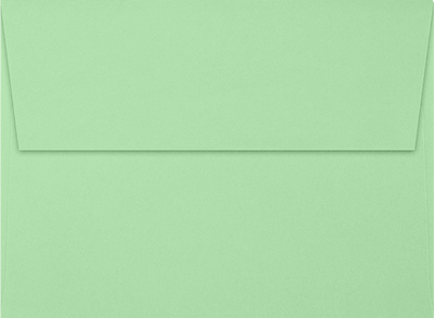 Pastel Green 24lb A7 Invitation Envelopes (5 1/4 x 7 1/4)