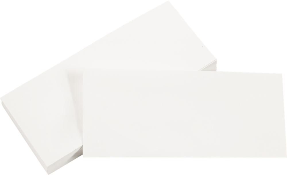 White 32lb Strathmore #10 Regular Premium Envelopes (4 1/8 x 9 1/2)