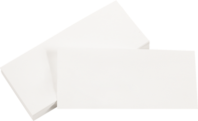 White 32lb Strathmore #10 Regular Premium Envelopes (4 1/8 x 9 1/2)