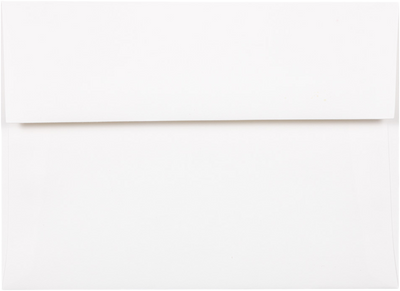 White 32lb Strathmore A7 Invitation Premium Envelopes (5 1/4 x 7 1/4)
